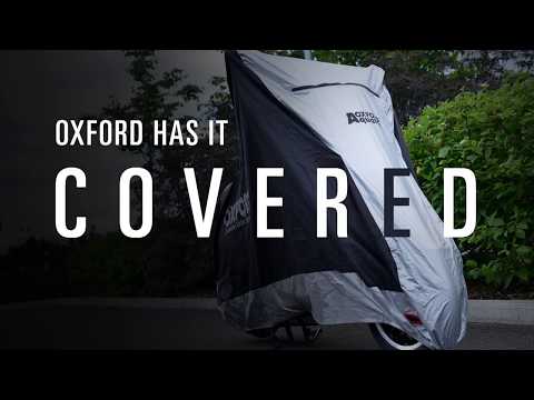Load video: Oxford Aquatex Motorcycle Cover - Top Box