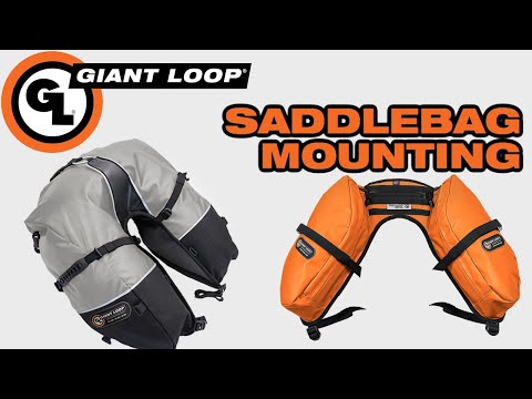 Load video: Giant Loop Mojavi Saddlebag - Black