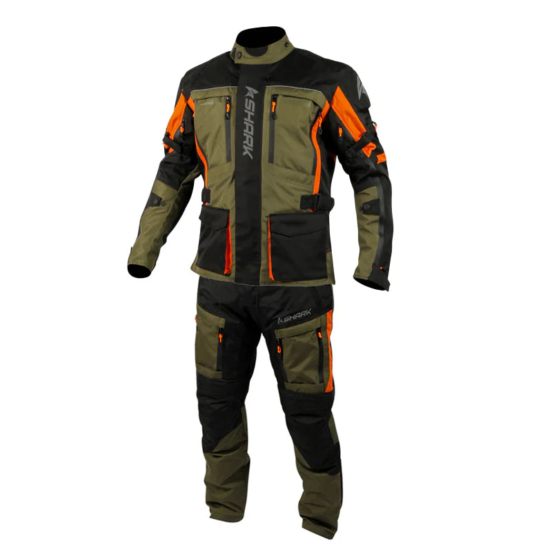 Shark Leathers - Mens Venture Pro Bundle - Military - Shark Leathers