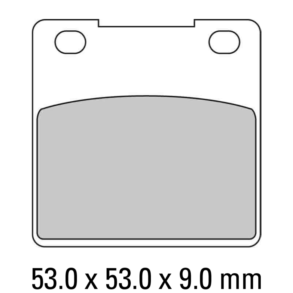 FERODO BRAKE PADS - FDB338ST (PK = 2 Pads) [BQ25]