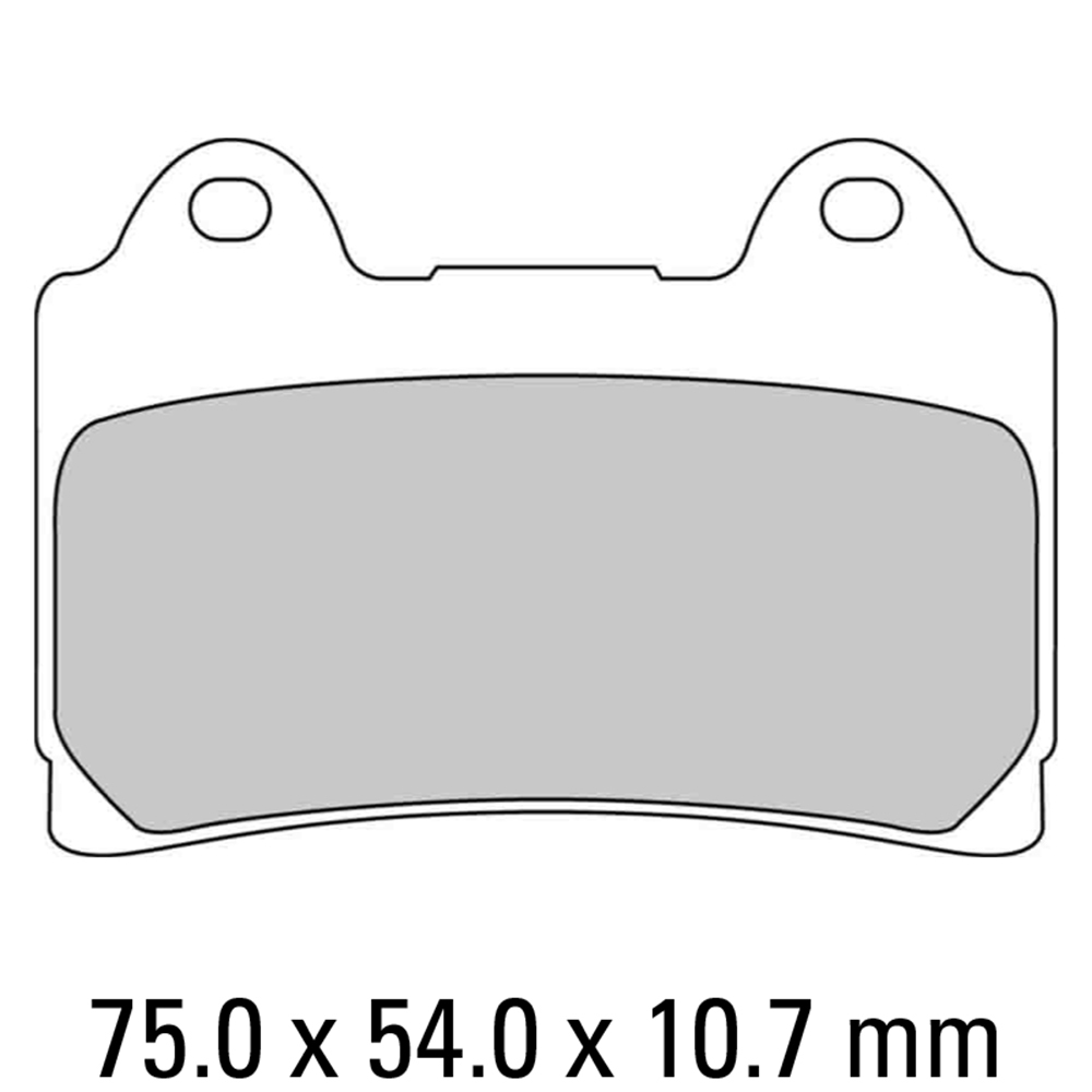 FERODO BRAKE PADS - FDB449ST (PK = 2 Pads) [BQ25]