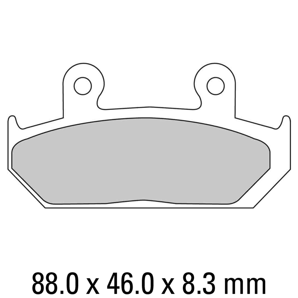 FERODO BRAKE PADS - FDB452P (PK = 2 Pads) [BQ20]