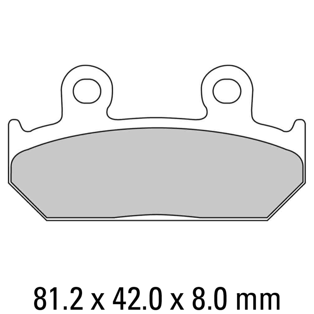 FERODO BRAKE PADS - FDB462P (PK = 2 Pads) [BQ25]