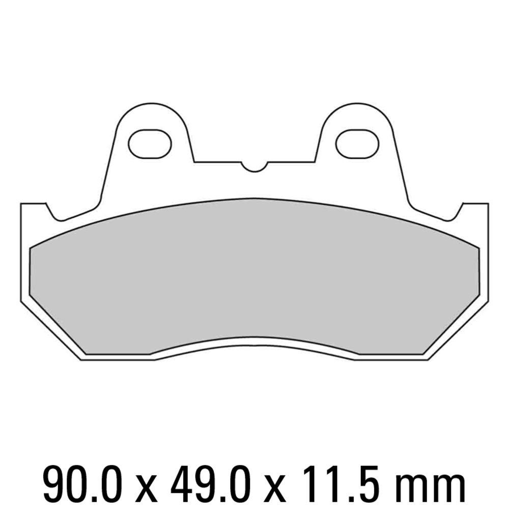 FERODO BRAKE PADS - FDB665P (PK = 2 Pads) [BQ20]