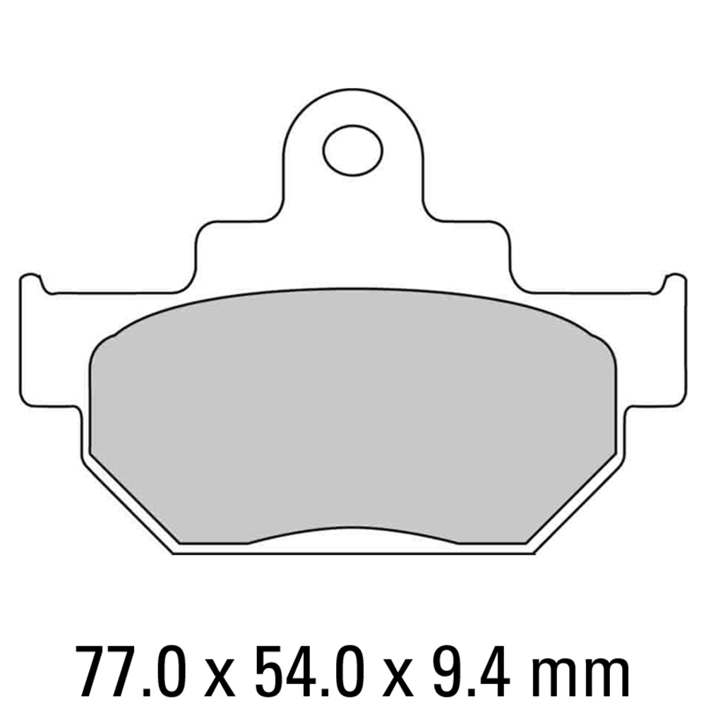 FERODO BRAKE PADS - FDB673P (PK = 2 Pads) [BQ20]