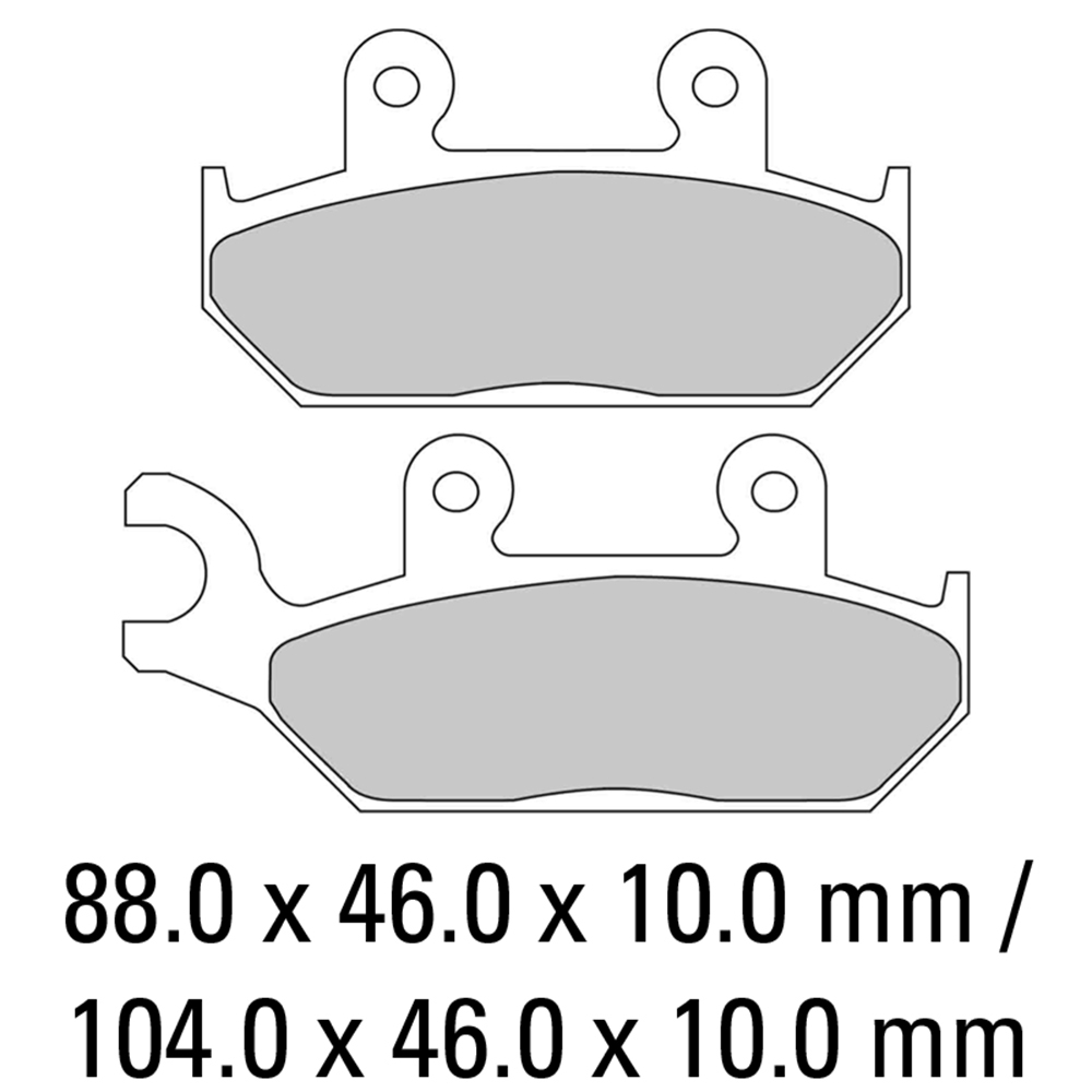 FERODO BRAKE PADS - FDB737P (PK = 2 Pads) [BQ25]