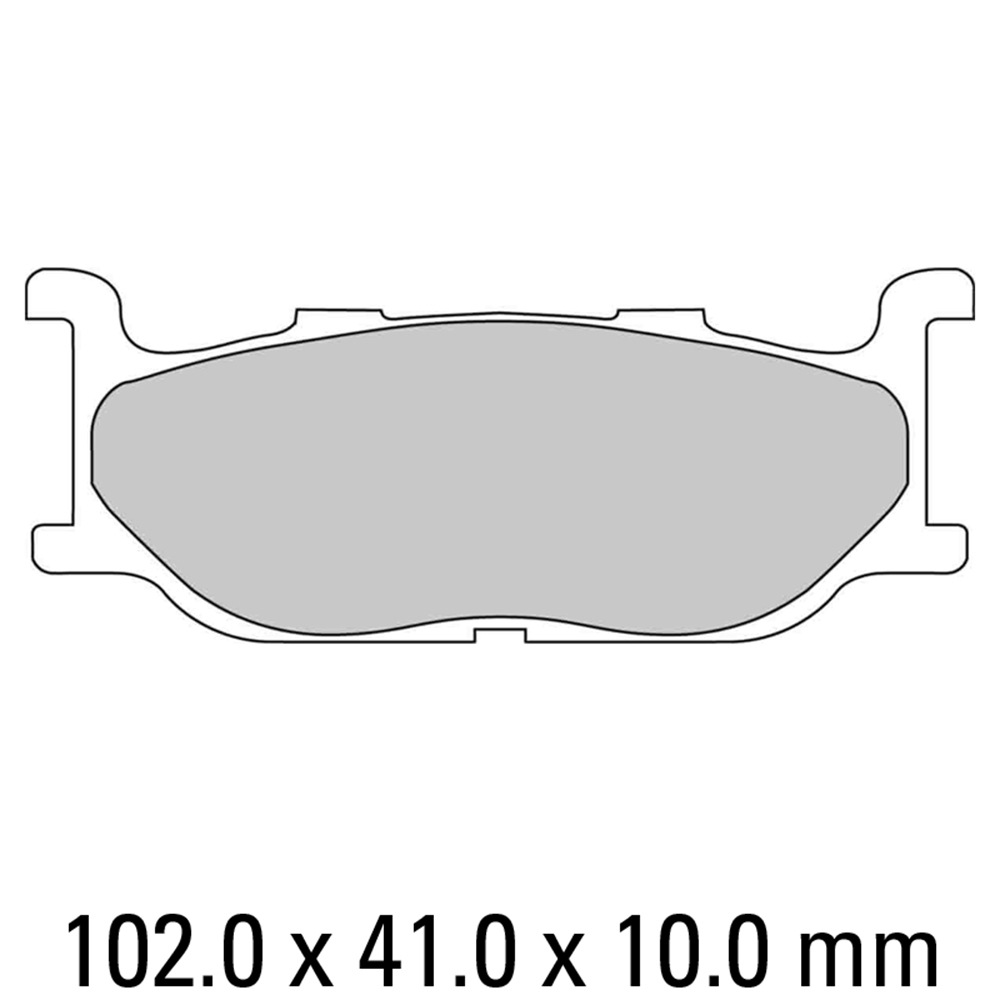 FERODO BRAKE PADS - FDB781EF (PK = 2 Pads) [BQ10]