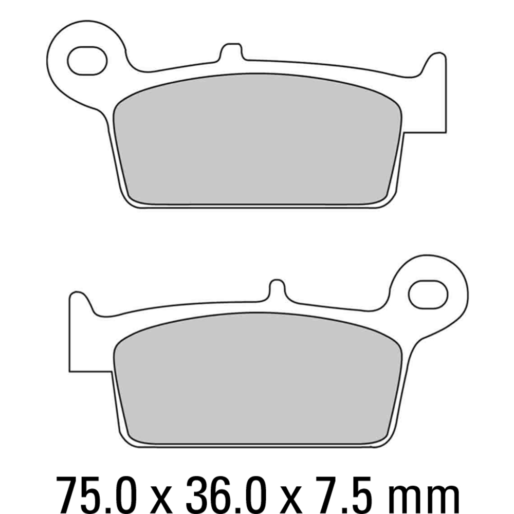 FERODO BRAKE PADS - FDB783AG (PK = 2 Pads) [BQ20]