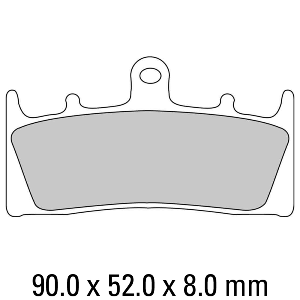 FERODO BRAKE PADS - FDB873P (PK = 2 Pads) [BQ25]