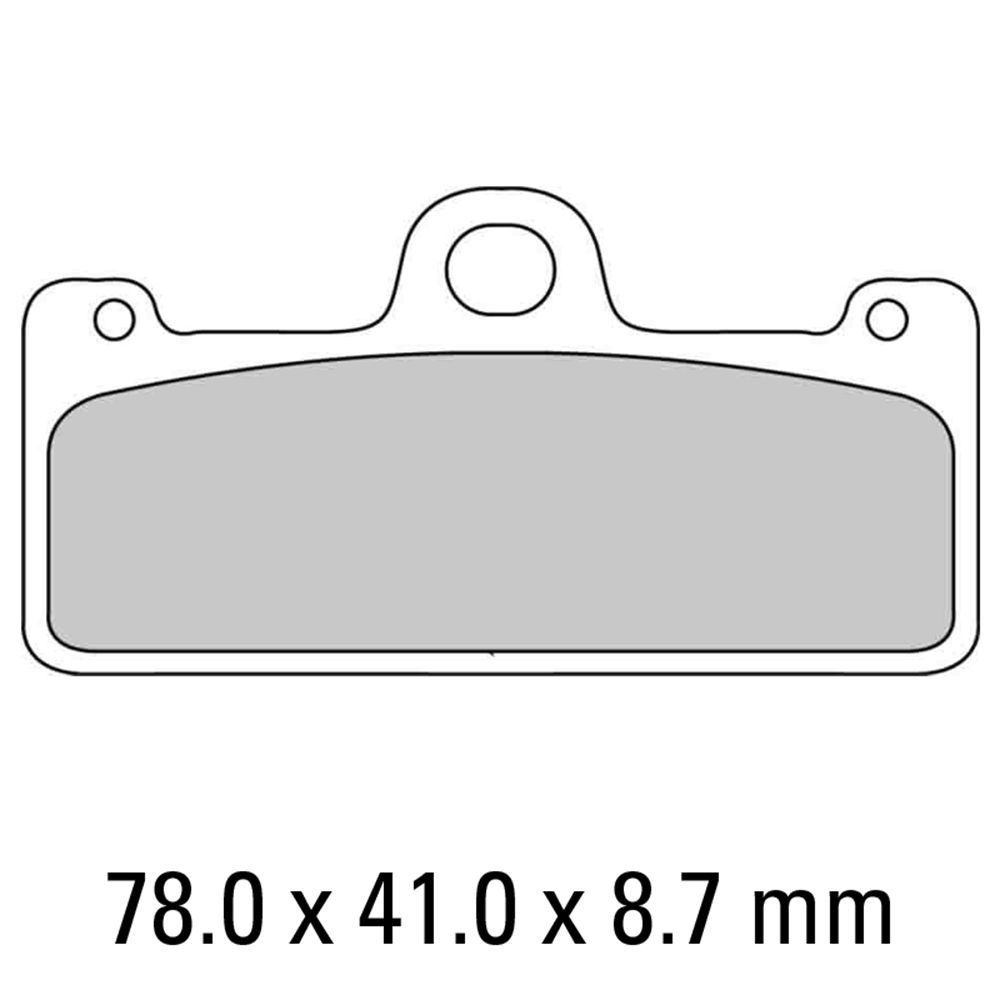 Z - FERODO BRAKE PADS - FDB2007P (PK = 2 Pads) [BQ20]