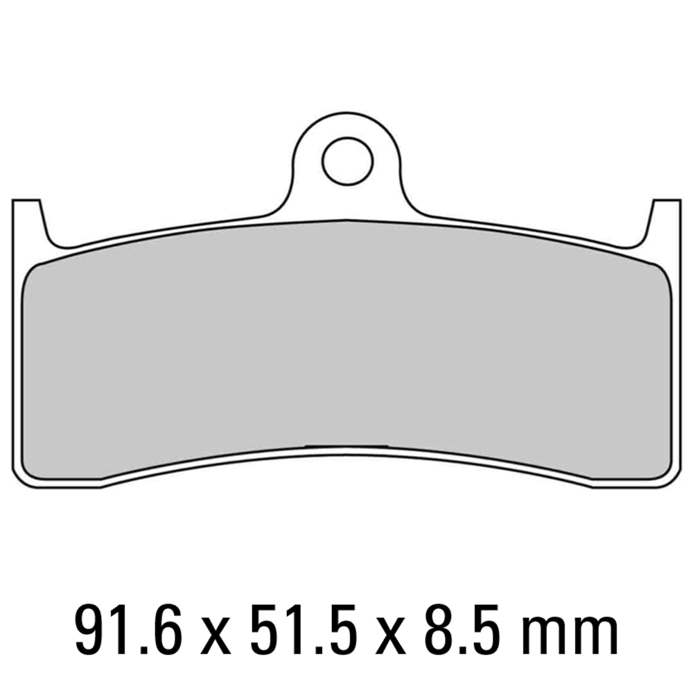 Z - FERODO BRAKE PADS - FDB2036CP911 [RACE ORGANIC]