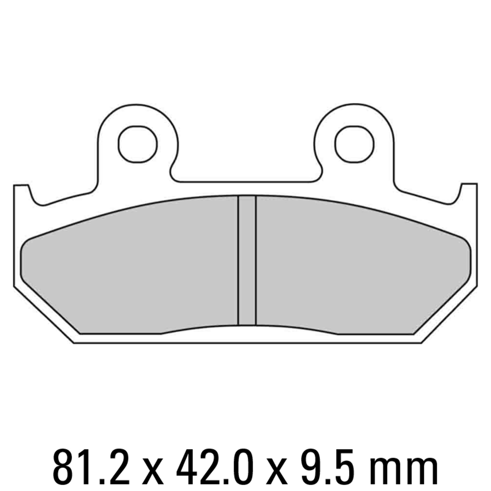 FERODO BRAKE PADS - FDB2113P (PK = 2 Pads) [BQ25]