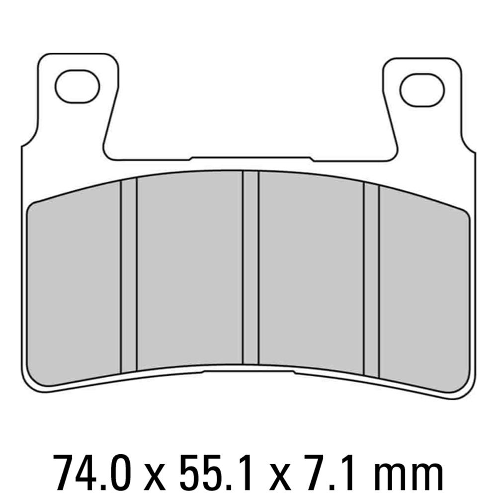 Z - FERODO BRAKE PADS - FDB2114CP911 - [RACE ORGANIC]