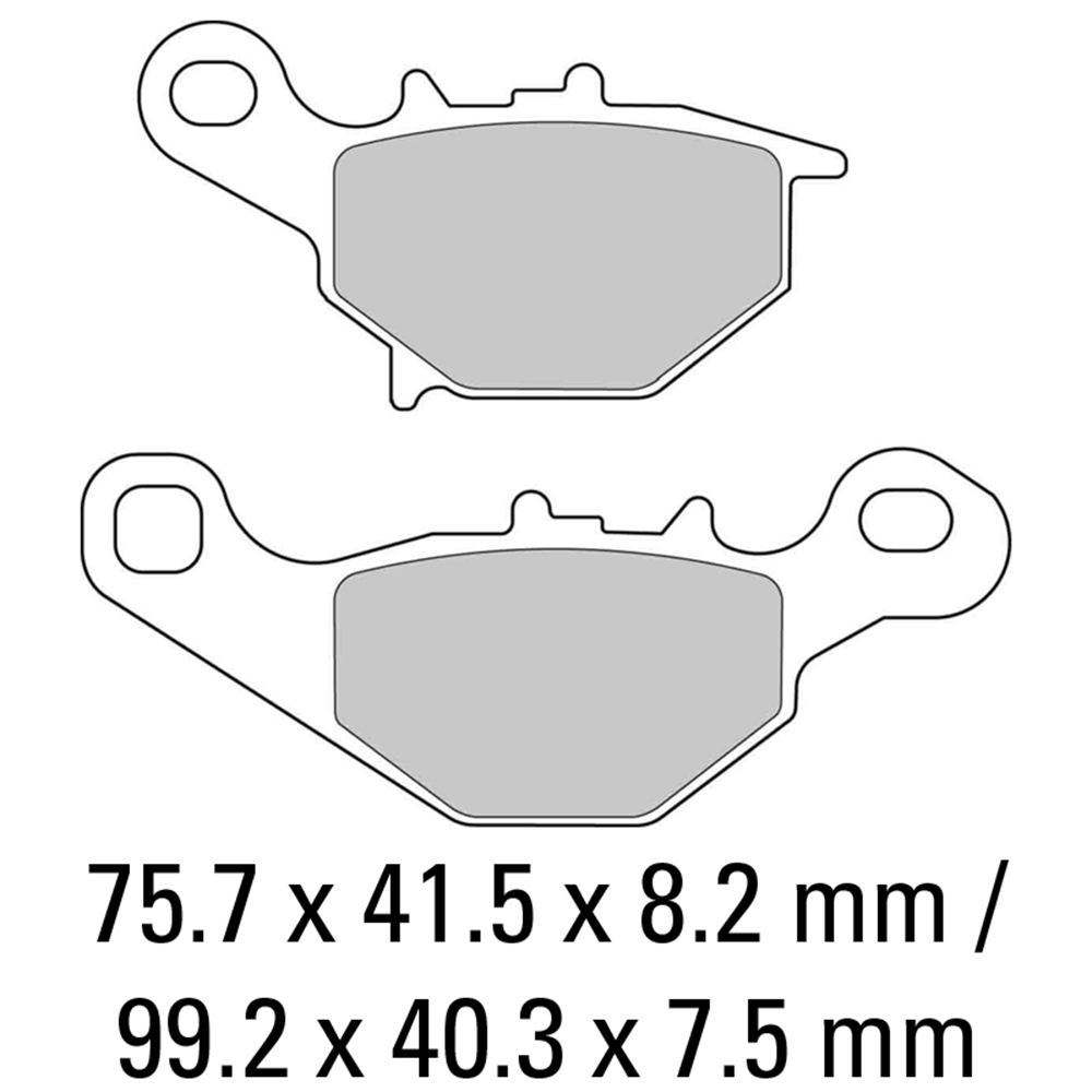 FERODO BRAKE PADS : FDB2133EF (PK=2 Pads) [BQ10]   [NEW1908]