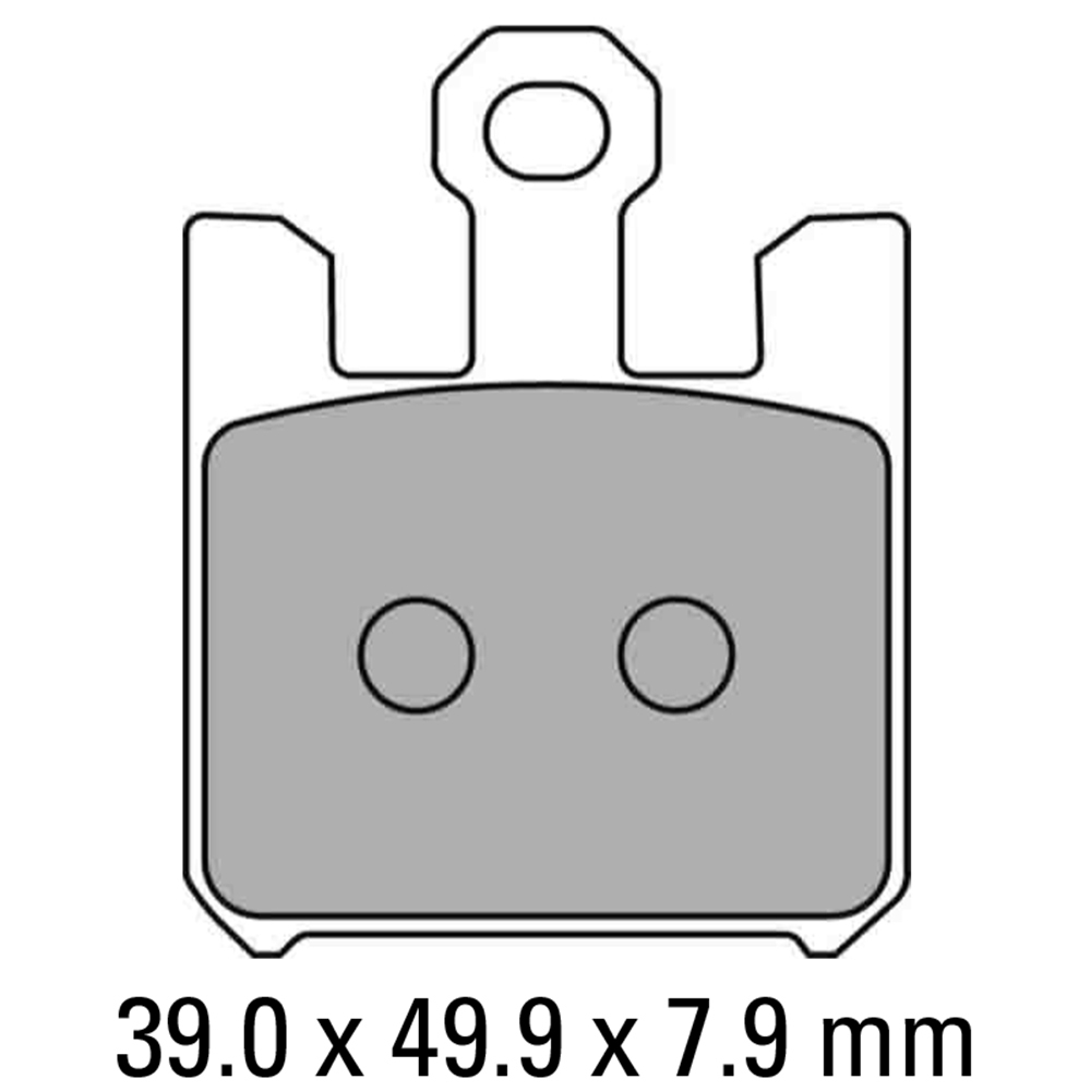 FERODO BRAKE PADS - FDB2164XRAC (PK = 4 Pads) [BQ20] - [RACE&T/DAY]