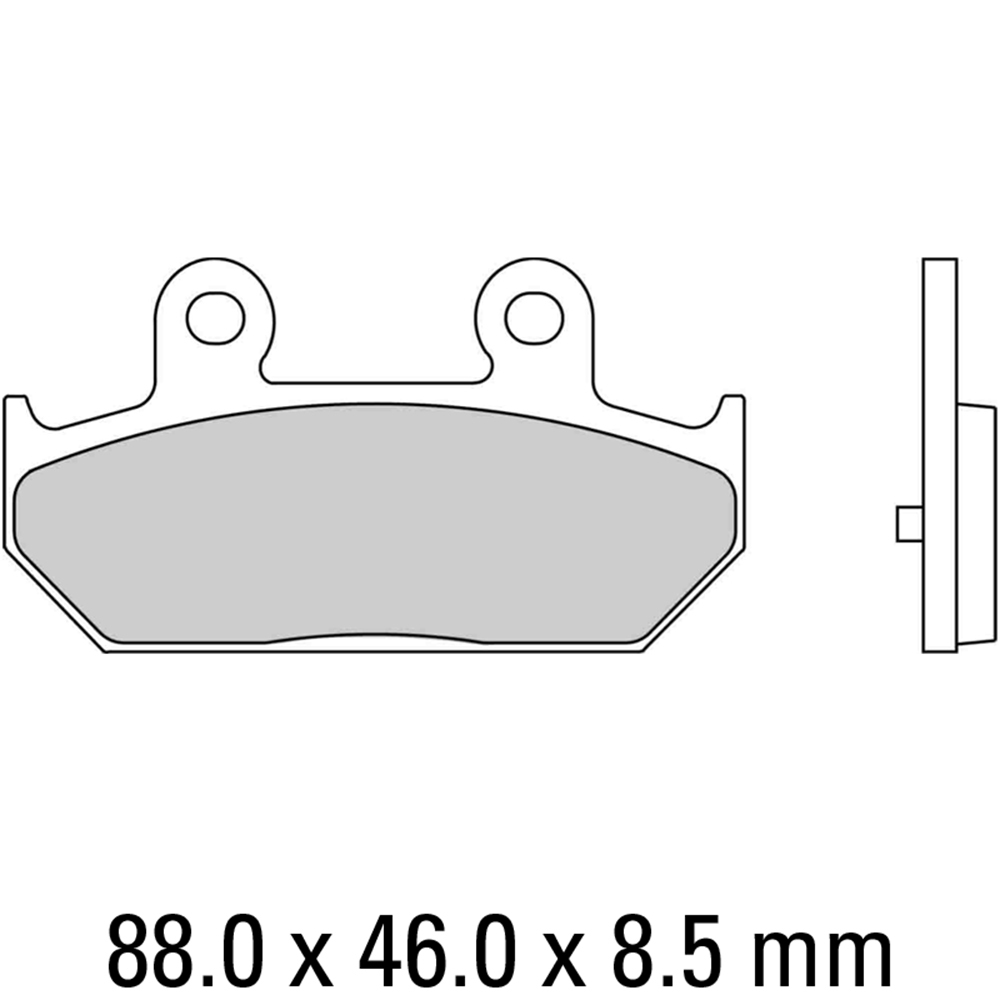 FERODO BRAKE PADS - FDB2173ST (PK = 2 Pads) [BQ25]