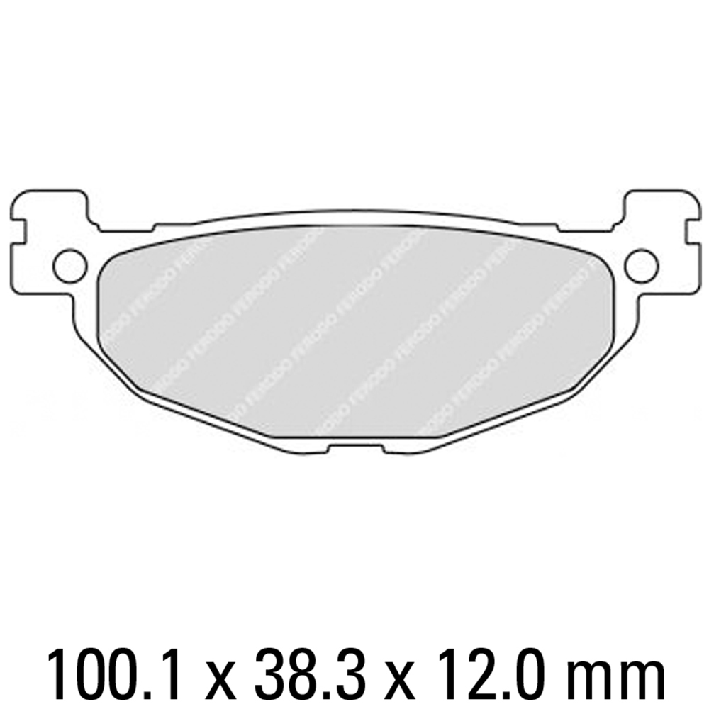 FERODO BRAKE PADS - FDB2200EF (PK = 2 Pads) [BQ10]