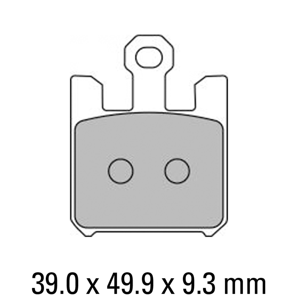 Z - FERODO BRAKE PADS FDB2203CP211 [2164] (PK=4 Pads) [CARBON RACE]