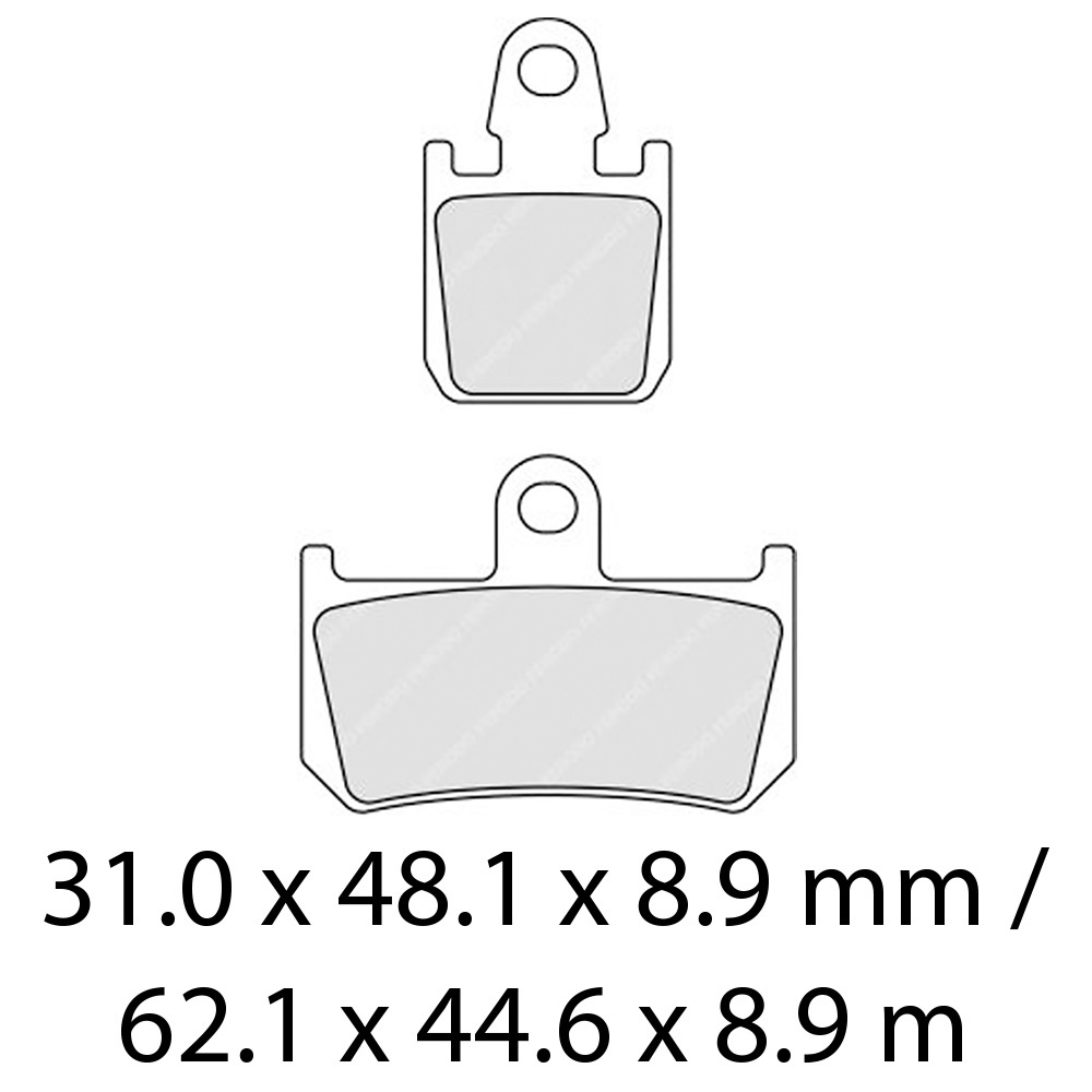 Z - FERODO BRAKE PADS - FDB2217CP211 (PK = 4 Pads) - [RACE/TRACK DAY]