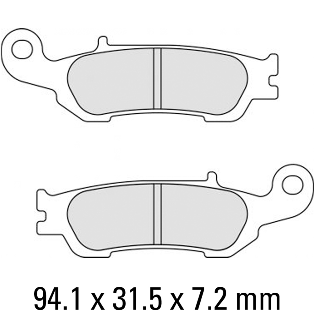 FERODO BRAKE PADS - FDB2219ZR [SG RACE > MX/SX/O-R] (PK = 2 Pads) [BQ25]