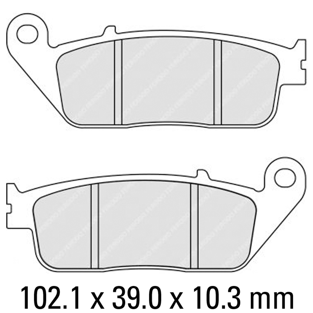 FERODO BRAKE PADS - FDB2225EF (PK = 2 Pads) [BQ10]