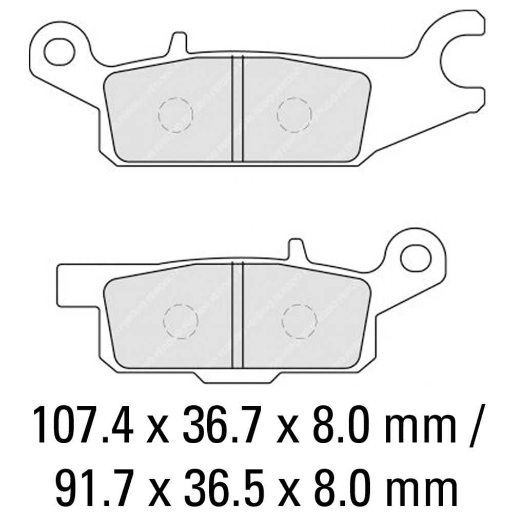 FERODO BRAKE PADS - FDB2231SG (PK = 2 Pads) [BQ20]