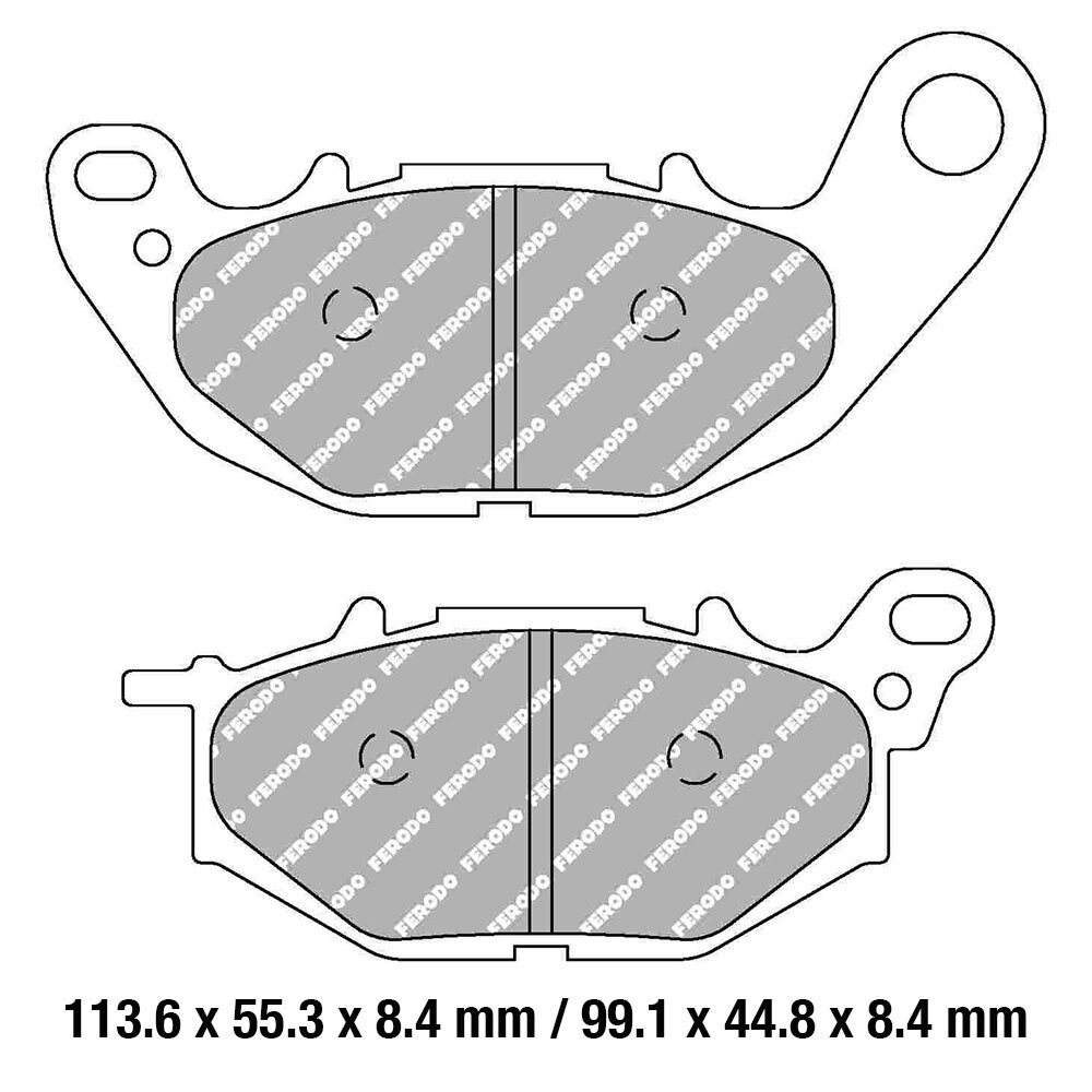 FERODO BRAKE PADS - FDB2280EF (PK 2 Pads) [BQ10]