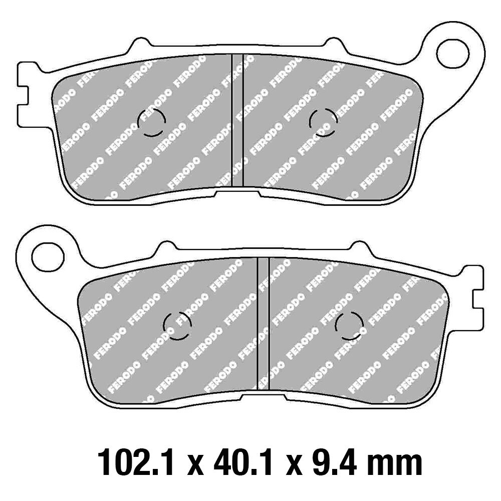 FERODO BRAKE PADS - FDB2281ST (PK = 2 Pads) [BQ20]