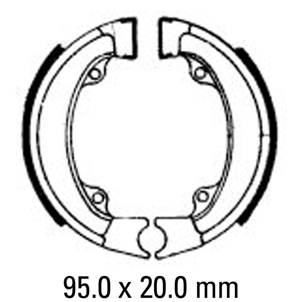 FERODO BRAKE SHOE SET - FSB703