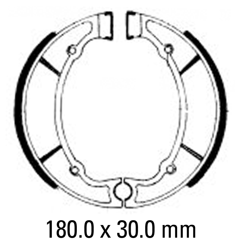 FERODO BRAKE SHOE SET - FSB735