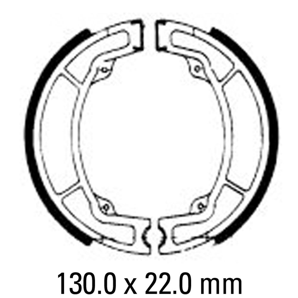 FERODO BRAKE SHOE SET - FSB737