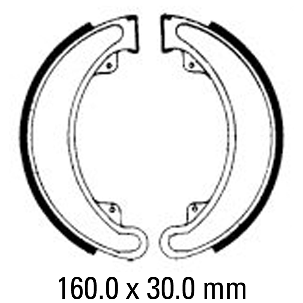 FERODO BRAKE SHOE SET - FSB742