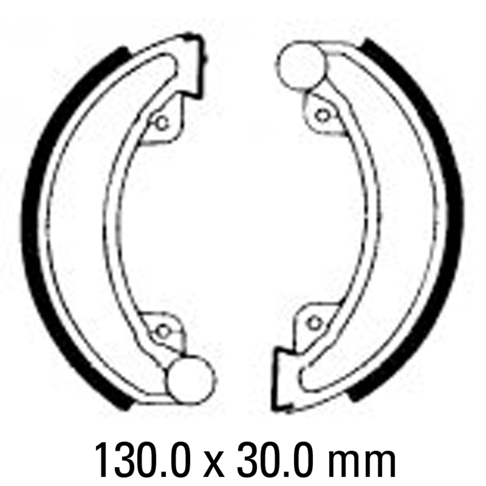 FERODO BRAKE SHOE SET - FSB744