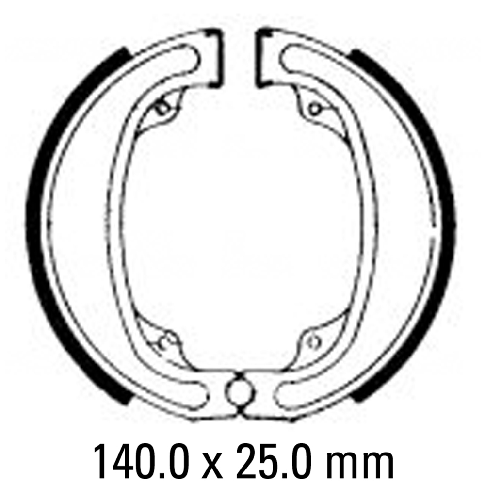 FERODO BRAKE SHOE SET - FSB747