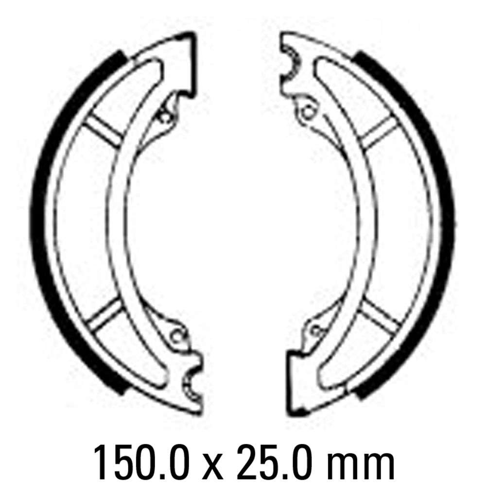 FERODO BRAKE SHOE SET - FSB766