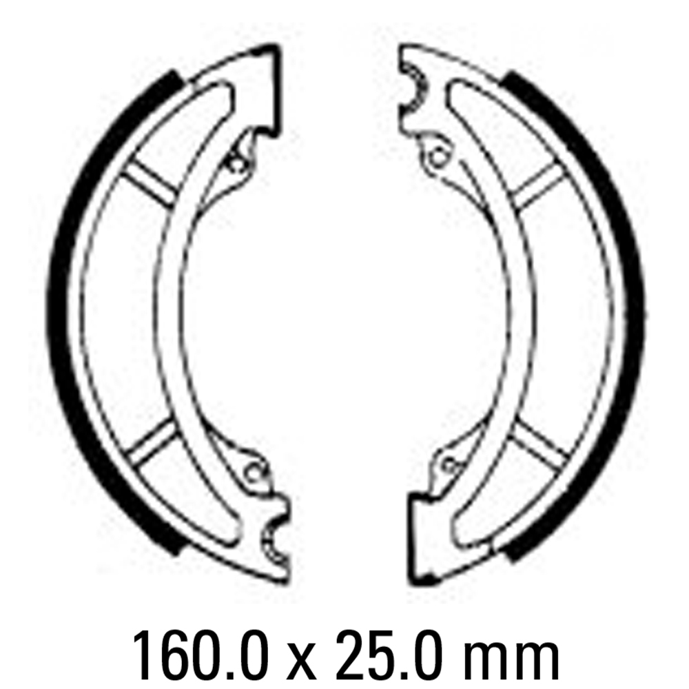 FERODO BRAKE SHOE SET - FSB767