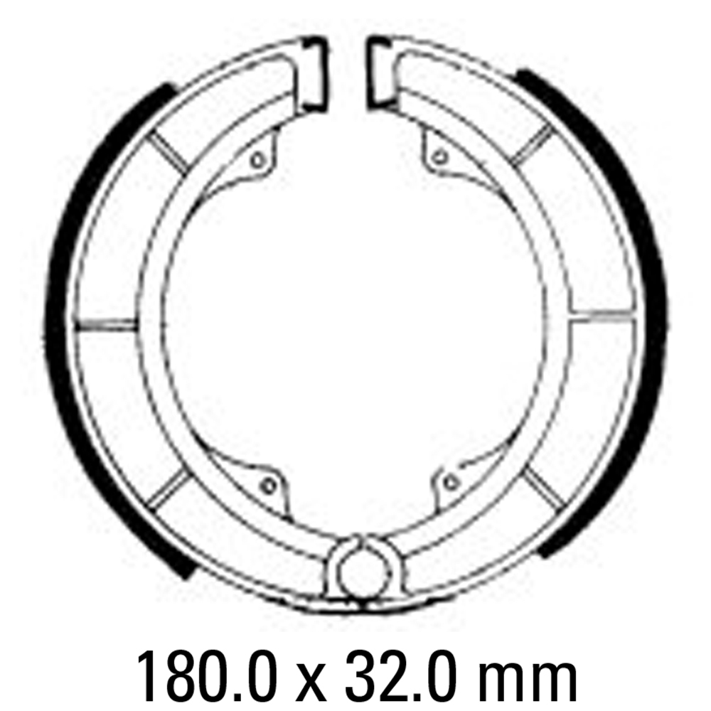 FERODO BRAKE SHOE SET - FSB780