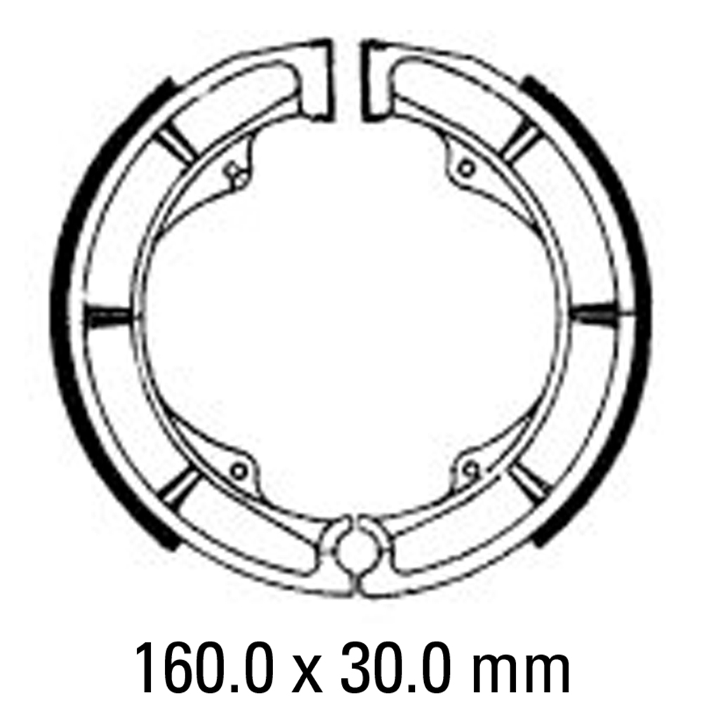 FERODO BRAKE SHOE SET - FSB790