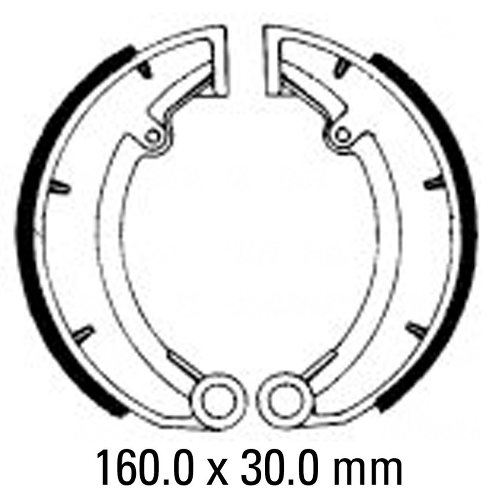 FERODO BRAKE SHOE SET - FSB823