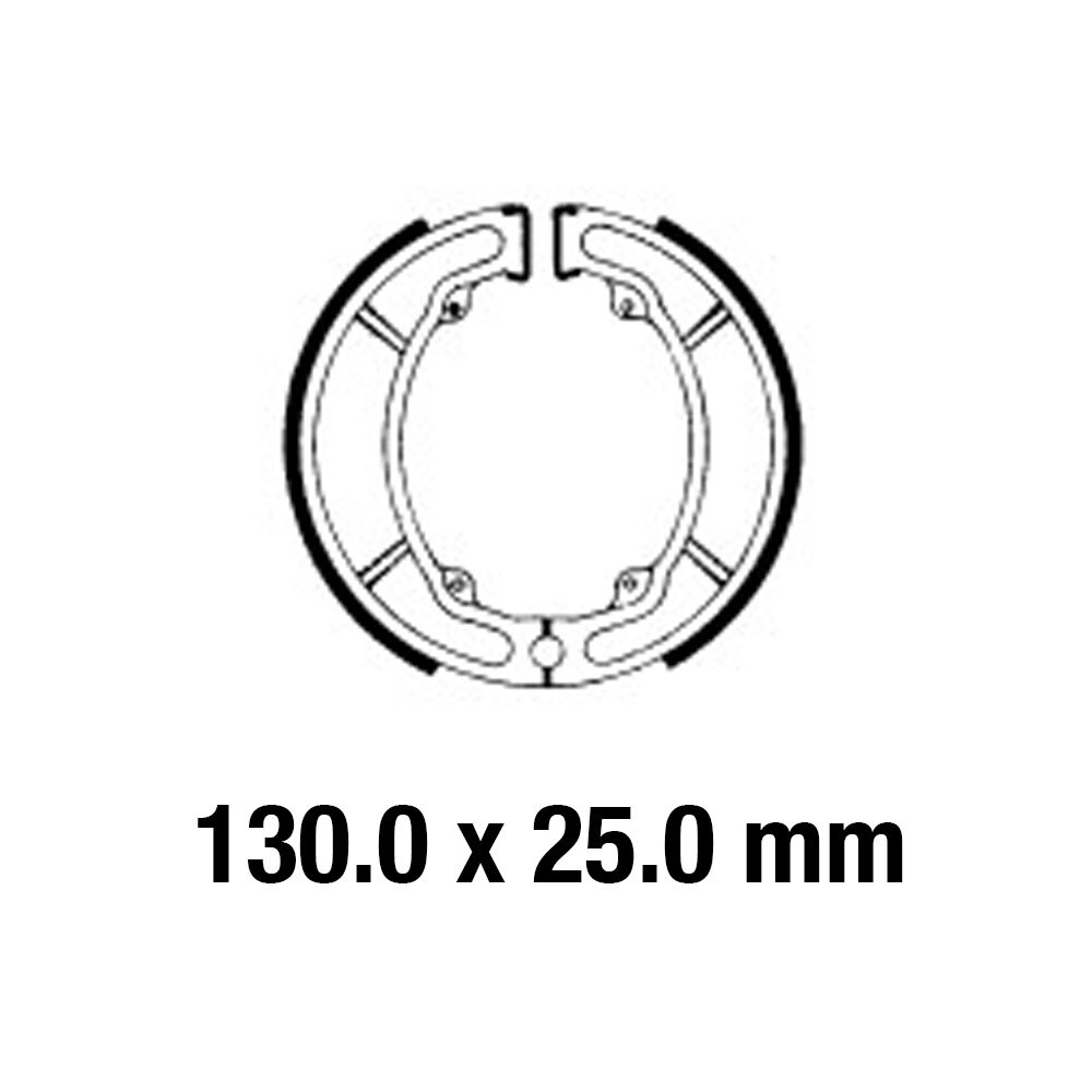 FERODO BRAKE SHOE SET - FSB841