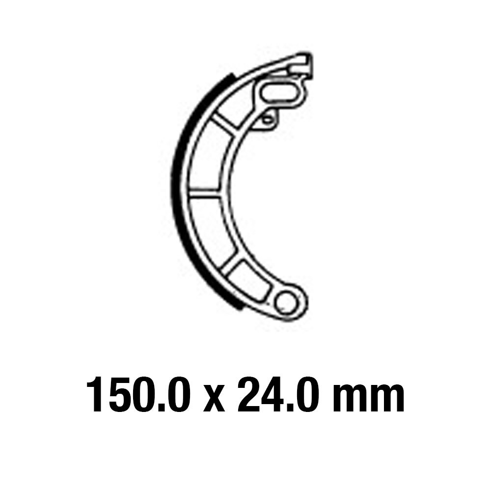 FERODO BRAKE SHOE SET - FSB887