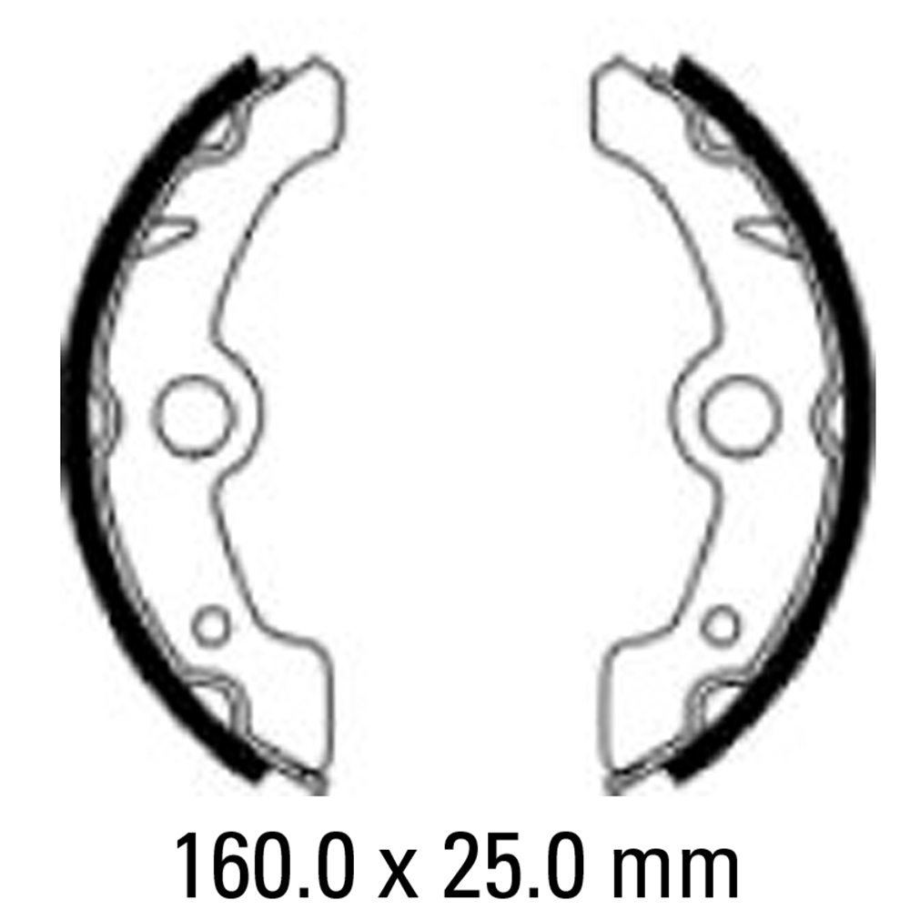 FERODO BRAKE SHOE SET - FSB933 [NO SPRINGS]