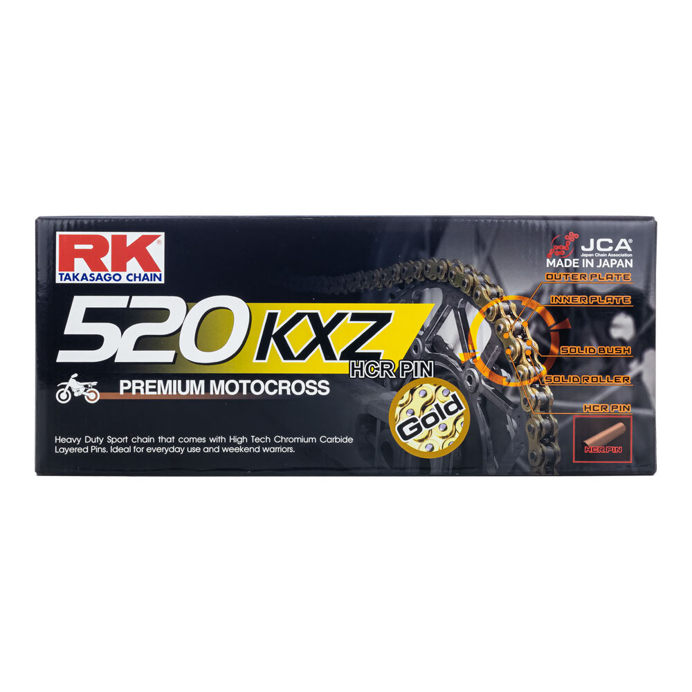 RK CHAIN GB520KXZ-120L GOLD