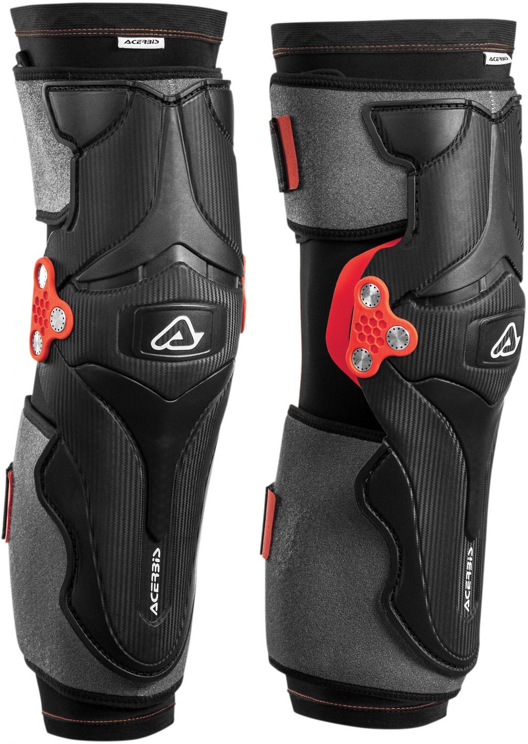 ACERBIS KNEE GUARD X-STRONG BLACK RED