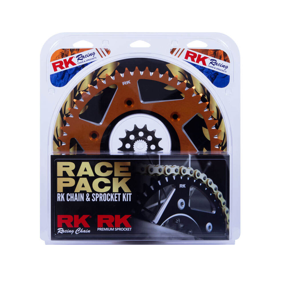 PRO PACK - RK CHAIN & SPR KIT GOLD+ORANGE 14/52 KTM SX-F 07-23