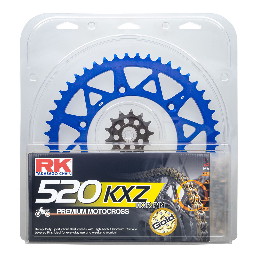 LITE PACK - RK CHAIN & SPR KIT BLUE 13/48 HUSKY 14-23