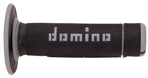 DOMINO GRIPS MX A020 HALF WAFFLE BLACK SILVER