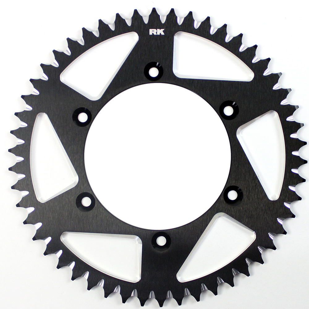 RK ALLOY RACING SPROCKET - EDGE CUT - 49T 520P - BLACK