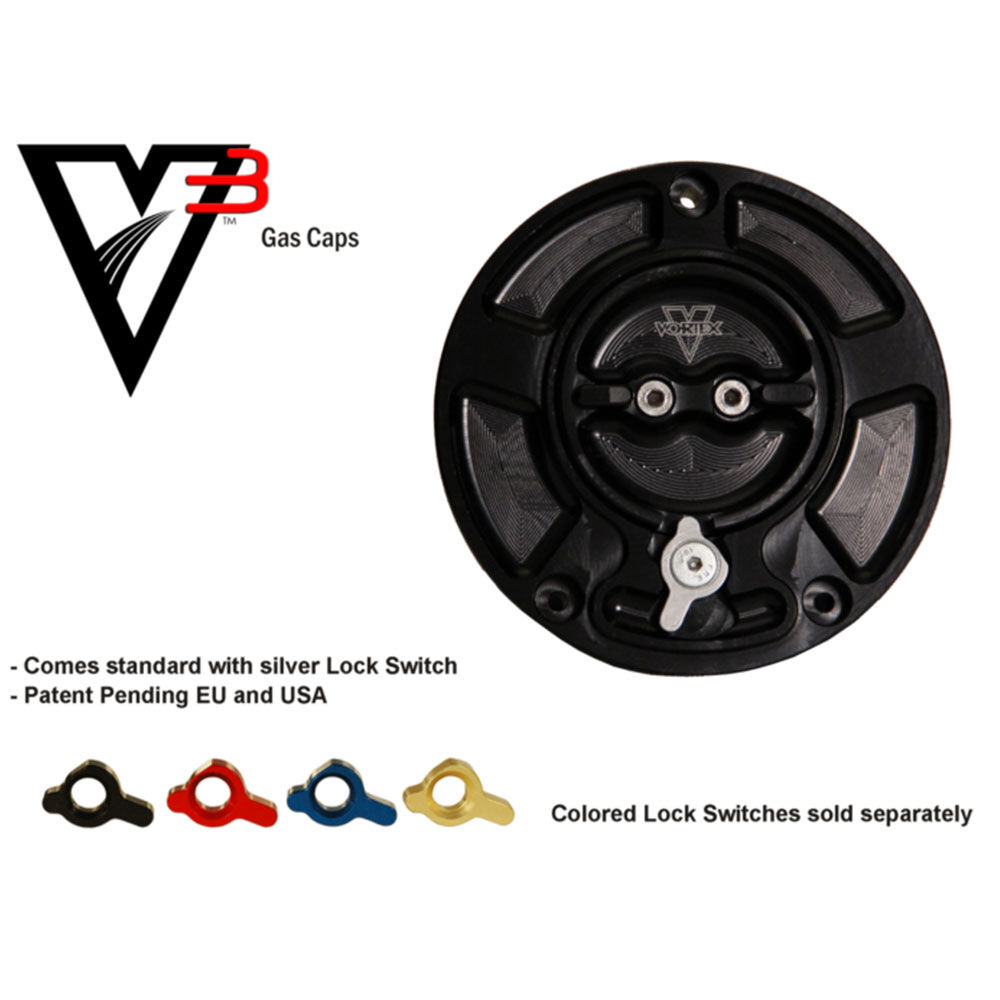 VORTEX - V3 FUEL CAP : BLACK HONDA