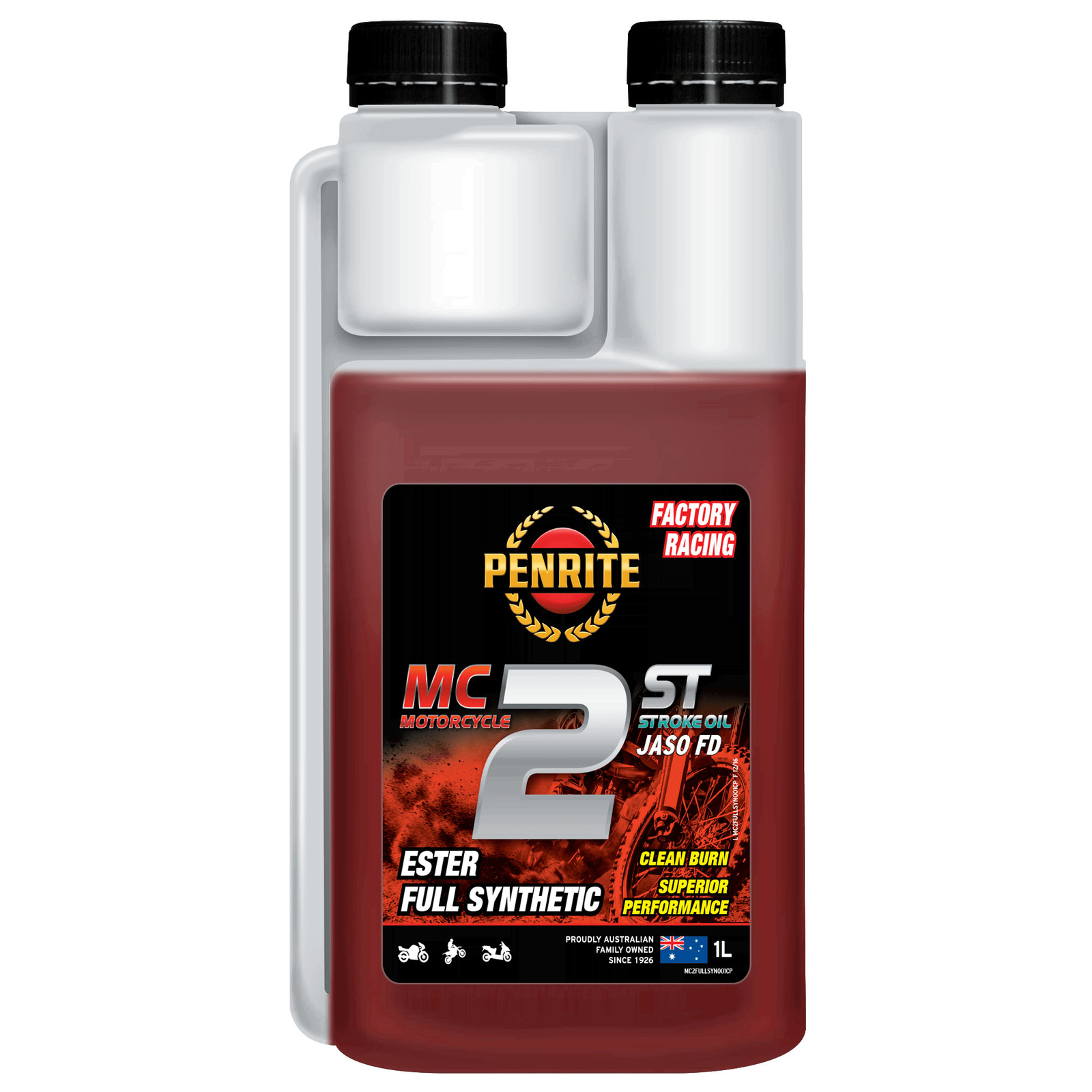 MC-2ST ESTER FULL SYNTHETIC 2 STROKE 1 LTR